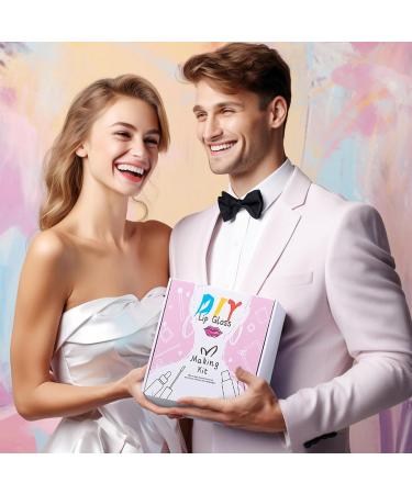 DIY Lip Gloss Making Kit - 46 Moisturizing Supplies for Beginners | Handmade Lip Gloss Set for Women & Girls - Buy Online on GoSupps.com