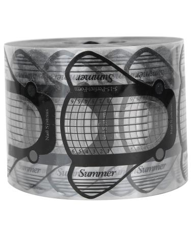 500 pieces nail form stickers self-adhesive extension nail art accessories