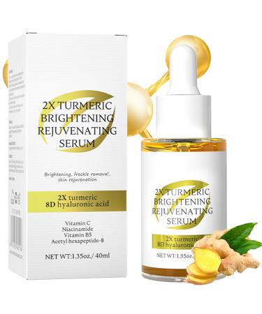 Turmeric Serum For Dark Spots 40Ml Anti-Aging Brighten Skin Turmeric Serum For Face Freckle Removal Skin Rejuvenating Moisturize Even Skin Tone Turmeric Dark Spot Corrector Serum For All Skin Types