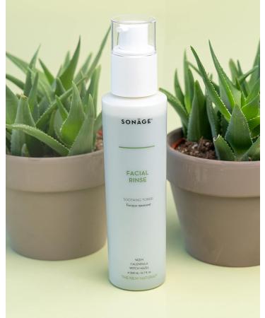 Sonage Soothing Facial Rinse - Alcohol-Free Toner for Sensitive Skin | Calms Redness & pH Balancing - Buy Online on GoSupps.com