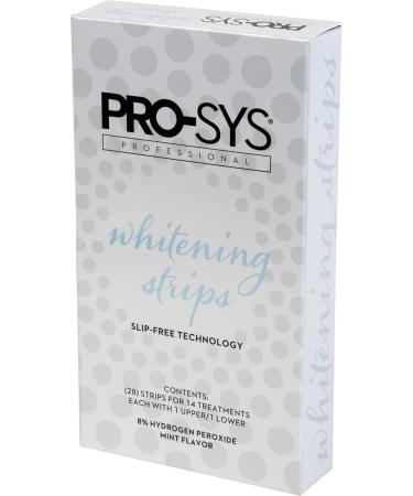 PRO-SYS Whitening Strips Kit - Sensitive Teeth Whitening Stain Remover 28 Strips for Effective Teeth Whitening - Buy Online on GoSupps.com