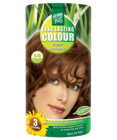 Hennaplus Long Lasting Colour Copper Mahagony 6.45 - 100 ml