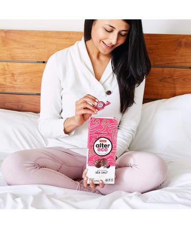 Alter Eco Organic Sea Salt Truffles - Dark Chocolate 4.2 oz | Gourmet Treats - Buy Online on GoSupps.com