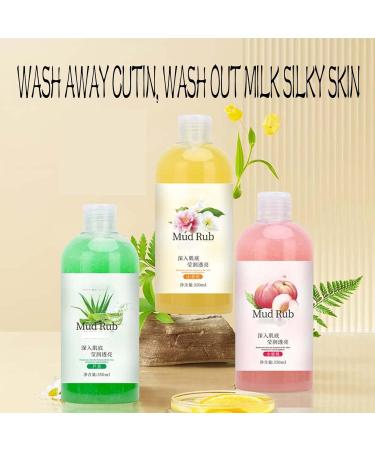 350ml Rubbing Mud for Skin - Mud Rubbing Artifact Mud Scrub Cream Rubbing Mud Gel Mud Rub Exfoliating Mud Run Scrub Cream Skin Cleansing Gel Mud Rub Gentle Exfoliation for Whole Body (Aloe) - Buy Online on GoSupps.com