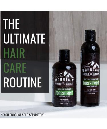 Rocky Mountain Men's Shampoo with Tea Tree Oil, Peppermint & Eucalyptus - For All Hair Types - Buy Online on GoSupps.com