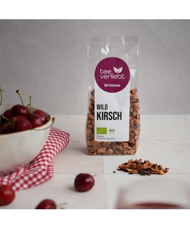 tee verliebt teeverliebt - Organic loose-leaf wild cherry fruit tea | 100 g - Buy Online on GoSupps.com