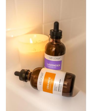 Orange Essential Oil by Velona - 8 Fl Oz | Pure Therapeutic Grade for Aromatherapy & Diffusers - Undiluted Essential Oil - Buy Online on GoSupps.com