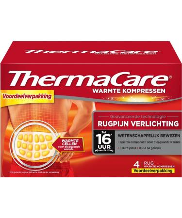 Thermacare Pillow Light Warm Compress Premium Pack of 4. until 16 hours