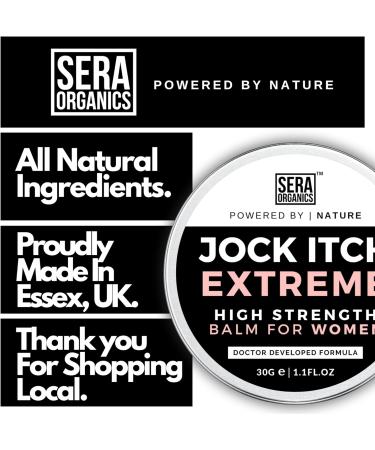 Women's Jock Itch Antifungal Treatment Cream - 30ml by Sera Organics - Buy Online on GoSupps.com