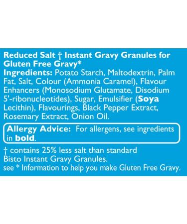 Bisto Reduced Salt Gluten Free Gravy Granules 1.9kg - Family Size | Flavoursome & Delicious - Buy Online on GoSupps.com