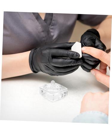 Milisten Glass Jar Candy Jar Decor Nail Art Accessories Nail Dish for Acrylic Nails Nail Cups Nail Dish with Lid Nail Art Liquid Holder Nail Art Dish Dappen Dish Castor Glass Heart-shaped 1 - Buy Online on GoSupps.com