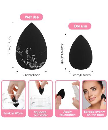 WLLHYF 12-Part Mini Makeup Sponge Set - Professional Makeup Sponges for Under Eyes Mixing and Application | Perfect for Powder & Cream - Buy Now! - Buy Online on GoSupps.com