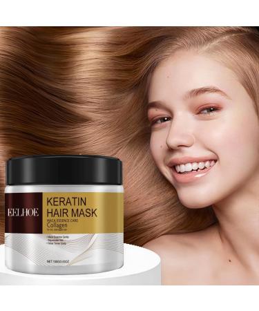 Collagen-Hair Treatment Collagen-Hair Mask Argan-Oil Hair Mask Hair Gain Mask Keratin-Hair Mask Collagen-Treatment Deep Repair Conditioner Hair Masks Natural Hair Mask Keratin Magical Hair Treatment - Buy Online on GoSupps.com