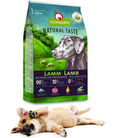 Granapet Natural Button Lamb 12 kg | Grain-Free Sugar-Free Adult Dog Food | Single Protein Dry Food for Dogs - Buy Online on GoSupps.com
