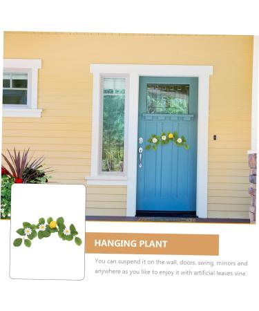 HOMSFOU 4 Pcs Simulation Lemon Pendant Decorative with Lemon Lemons for Decoration Mantel Garland Fake Lemons Artificial Flower Floral Wreath Vines for Bedroom Rose Leaves Summer Plastic - Buy Online on GoSupps.com