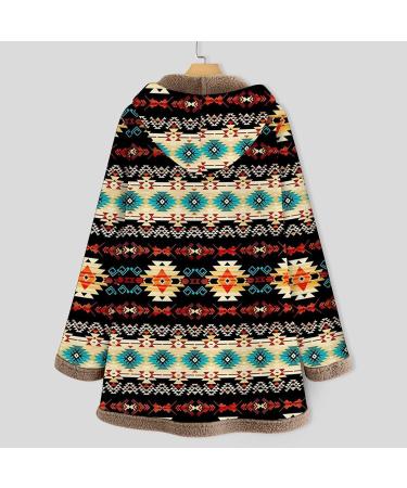 Hanxiulin Oversized Plush Jacket for Women | Warm Lined Fleece Winter Coat | Long Sleeve Trench Coat | Thick & Cuddly 4XL Black - Buy Online on GoSupps.com