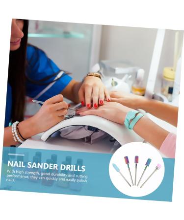 Beavorty 1 Nail Drill Set drill bits nail polishing tools nails gel remover nail drill heads manicure file bit nail polish gel manicure drill bit kit Acrylic head to rotate ceramics - Buy Online on GoSupps.com