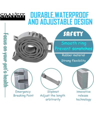 Cat Flea and Tick Collar - Repels Fleas & Ticks, Natural Essential Oils, Allergy Prevention - 8 Months Protection - Adjustable & Waterproof (2 Packs) - Buy Online on GoSupps.com