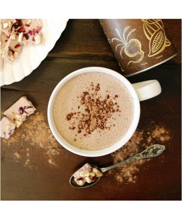 Makao Classic Cocoa Maca Lucuma Carob - Organic Raw Vegan Hot Chocolate Powder | Sugar-Free Coffee Substitute Superfood Beverage 500g | Pureeraw - Buy Online on GoSupps.com