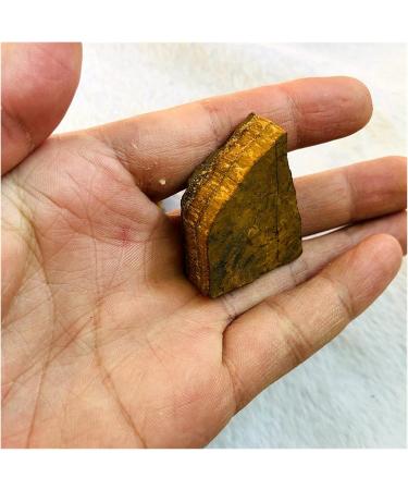 Crystal 1Pcs Rough Raw Golden Tiger Eye Rough Stones- Natural for Tumbling Wrapping Polishing Reiki Small Size 20-30mm Full of Texture (Size : S20-30mm 1pcs) - Buy Online on GoSupps.com