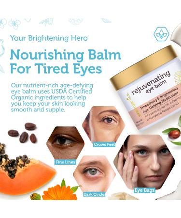 Era Organics Vitamin C Face & Organic Eye Cream Nourishing Vitamin C Face Cream for Fine Lines Wrinkles + USDA Organic Eye Balm for Puffiness Bags Made in USA Safe For Sensitive Skin - Buy Online on GoSupps.com