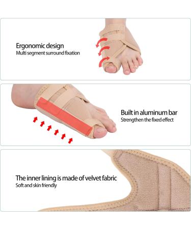 Bunion Corrector: Ergonomic, Wear-Resistant Hallux Valgus Straightener for Foot Care - Washable, Ideal for Home & Clinic - Buy Online on GoSupps.com