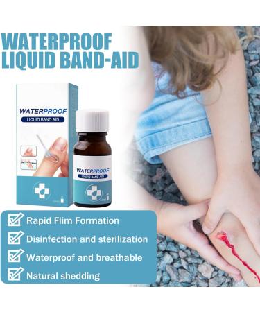 New Skin Liquid Plaster Wound Glue 10ml - Waterproof & Breathable Formula for Quick Healing | 2 Pack - Buy Online on GoSupps.com