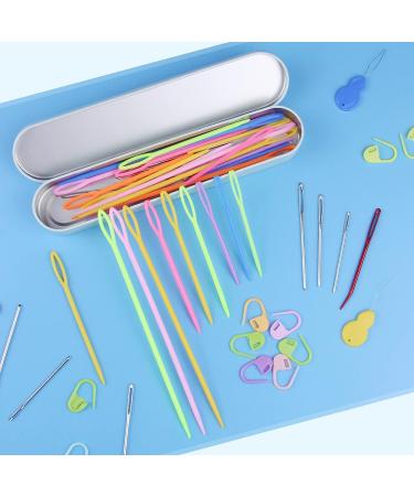 Cholung TheGreenth 39pcs Stainless Steel Yarn Needles - Large-Eye Blunt Sewing Needles Set with Needle Threader and Storage Box - Buy Online on GoSupps.com