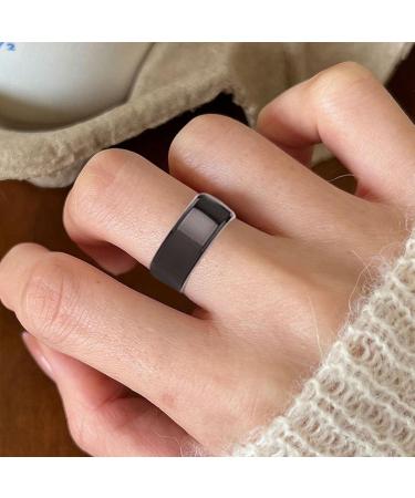 Jingling RFID Rings for Men | Stylish Waterproof Smart Ring with 6 RFID Cards & 2 Health Stones | Integrated Portable Device for iOS & Smartphones - Buy Online on GoSupps.com