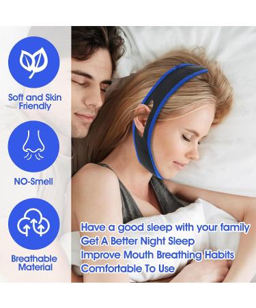 Adjustable Anti-Snoring Chin Strap Breathable Stopper for Men & Women - Buy Online on GoSupps.com