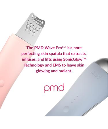 PMD Wave Pro - Professional-Grade Advanced Skin Spatula - Extract Infuse & Lift - SonicGlow Vibration Technology and EMS - Clear Pores Blackheads & Whiteheads - Buy Online on GoSupps.com
