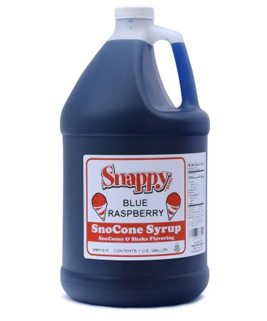 Snappy Blue Raspberry Sno Cone Syrup, 1 Gallon128 Ounce