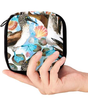 GIAPB Period Bag Sanitary Napkin Storage Pad Holder - Animal Bird and Shell Color565 - Buy Online on GoSupps.com
