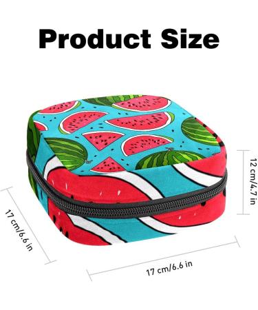 Women's Bonds Still Pad Holder - Portable Summer Fruit Watermelon Cartoon Period Kit Bag for Girls - Buy Online on GoSupps.com