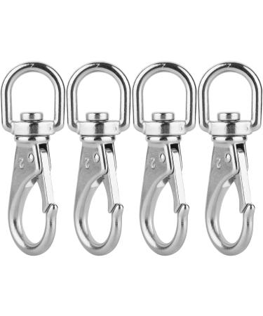 Faneta Stainless Steel Swivel Eye Snap Hooks  Flag Pole Clips  Marine Grade Scuba Diving Clips  Heavy Duty Spring Snap Hooks  Sturdy Metal Boat Hooks (4 Inch  M6/2#  4-Pack) - Buy Online on GoSupps.com