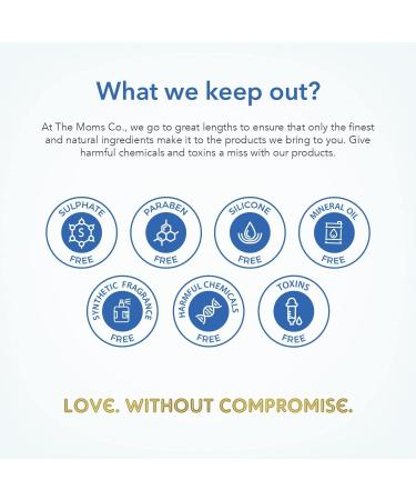 The Moms Co. Natural Body Lotion | Deeply nourishes and moisturizes the skin | Shea Butter Rosehip Oil Organic Chamomile and Jojoba Oils 200ml - Buy Online on GoSupps.com