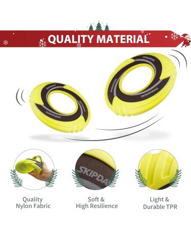 PetGeek SkipDawg Flyer Dog Toy - Interactive Floating Disc for Outdoor Play & Exercise in Green - Buy Online on GoSupps.com