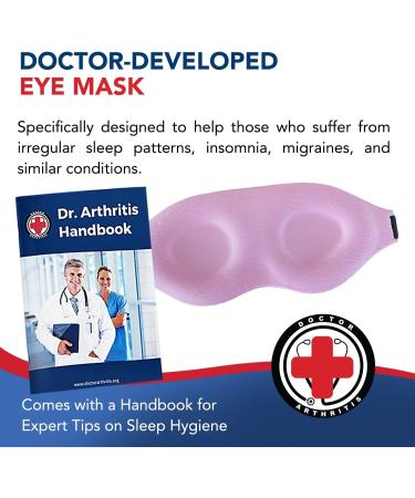 Dr. Arthritis Copper Wrist Brace Bundle with Pink Sleep Eye Mask - Buy Online on GoSupps.com
