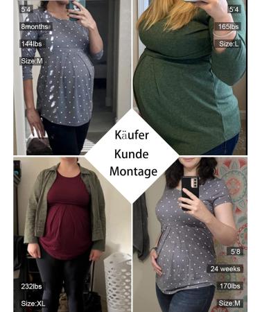 Love2Mi Women's Maternity Nursing Shirt - Layered Design Wrap Top - S-purple - Size M - Buy Online on GoSupps.com