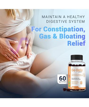 Go-Daily Probiotic Colon Cleanse Gummies for Optimal Gut Health - 60 Count - Buy Online on GoSupps.com