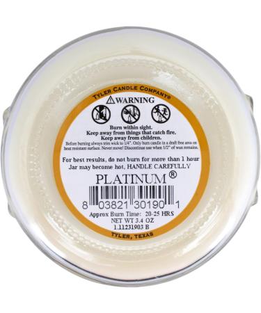 Buy Tyler Creamy White Aromatherapy Scented Jar Candles - Pack of 4 3.4 oz | International Shipping Available - Buy Online on GoSupps.com