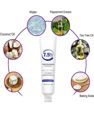 Hydroxyapatite Toothpaste Enamel Protection and Teeth Strengthening Sensitive Teeth Care Daily Protection Mild Mint (3 pcs) - Buy Online on GoSupps.com