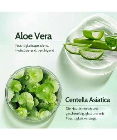 Aloe Vera Gel Moisturising Cream for Face Body Pimples Dry Skin After Sun Sunburn Hair Gel After Sun - Buy Online on GoSupps.com