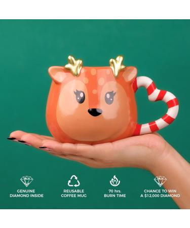 Shop Reindeer Kisses Mug & Light Diamond Candle - Perfect Holiday Gifts | International Shipping - Buy Online on GoSupps.com