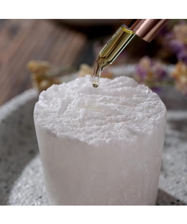 MIYA Selenite Stone Diffuser | Eco-Friendly Aromatherapy Diffuser | Hand-Carved Essential Oil Diffuser | Ideal for Meditation & Bedroom Decor | Unique Wedding Favors - Buy Online on GoSupps.com