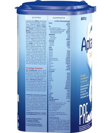 Aptamil Care PRE Infant Milk Powder - 800g | DHA Lactose Only Palm Oil Free - Baby Food from Birth - Buy Online on GoSupps.com