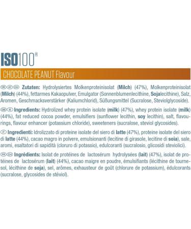 Dymatize ISO 100 Chocolate Peanut - Premium Whey Protein Hydrolysate & Isolate Powder 900g | Buy Internationally - Buy Online on GoSupps.com