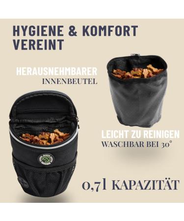 Gizzy Original Dog Treats - Innovative One-Hand Opening Feeding Bags for Training & Puppy Education - Small Black (Schw.-Klein) - Buy Online on GoSupps.com