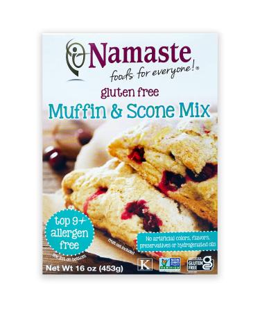 Namaste Foods, Gluten Free Muffin Mix, 16-Ounce Bags (Pack of 6) 1 Pound (Pack of 6)
