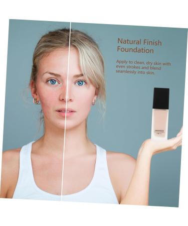 WOONEKY Liquid Foundation Makeup Supplies Nude Foundation Nude Makeup Foundation Glass Black - Buy Online on GoSupps.com